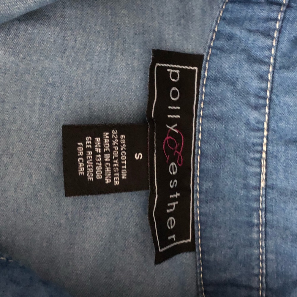 Denim button up - Picture 2 of 3